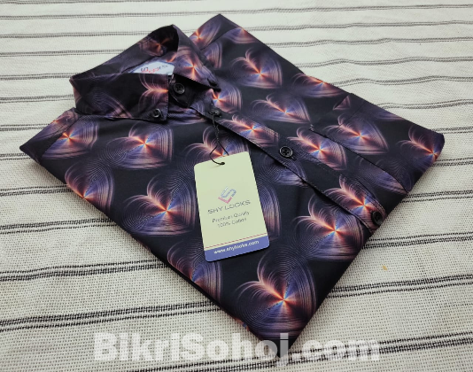 Trendy China Macro 3D Print Shirt